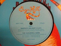 The Sugarhill Gang ： Rapper's Delight 12'' c/w Apache (( Sugar Hill Gang / Old School Skool オールドスクール オールド スクール_画像2