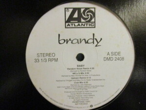 Brandy ： Baby 12'' (( Uptown Remix By D'Angelo / MK's G-Mix / Random Noize Remix / 落札5点で送料当方負担