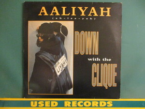 Aaliyah ： Down With The Clique 12'' (( Madhouse Mix Radio Edit / Dancehall Mix / 落札5点で送料当方負担