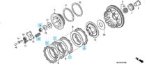 CB400SF NC31 NC39 NC42 クラッチオーバーホールセット_画像2