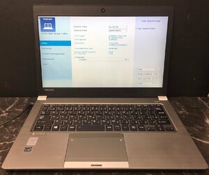 1円～ ■ジャンク 東芝 Dynabook R634/M / Core i5 4310U 2.00GHz / メモリ 4GB / SSD 128GB / 13.3型 / OS無し / BIOS起動可