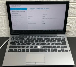 1円～ ■ジャンク SONY VAIO Pro PA / 第8世代 / Core ｍ3 8100Y 1.10GHz / メモリ 8GB / SSD 128GB / 12.5型 / OS無し / BIOS起動可