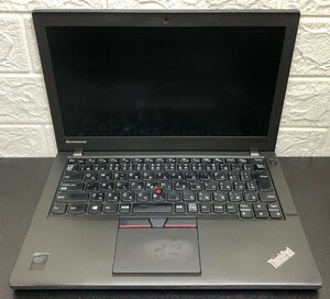 1円～ ■ジャンク LENOVO ThinkPad X250 / 第5世代 / Core i5 5300U 2.30GHz / メモリ 無し / SSD 128GB / 12.5型 / 通電可