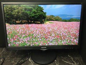 1円～ ■PHILIPS 243V5QHABA/11 23.6インチ ワイド 液晶モニター 1920×1080 フルHD ノングレア (非光沢) 周辺機器 D-Sub DVI-D HDMI