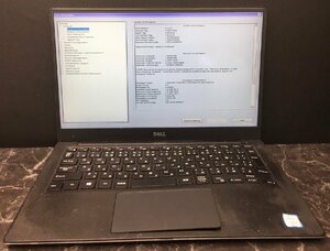 1円～ ■ジャンク DELL XPS13 9350 / 第6世代 / Core i5 6200U 2.30GHz / メモリ 8GB / NVMe SSD 256GB / 13.3型 / OS無し / BIOS起動可