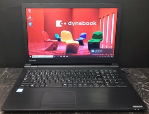 1円～ ■ジャンク dynabook B65/J / 第8世代 / Core i3 8130U 2.20GHz / メモリ 8GB / HDD 500GB / DVD / 15.6型 / OS有り / BIOS起動可