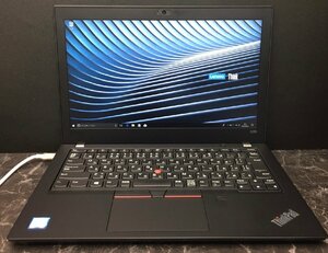 1 jpy ~ # Junk LENOVO ThinkPad X280 / no. 8 generation / Core i5 8350U 1.70GHz / memory 8GB / SSD 256GB / 12.5 type / OS equipped / BIOS start-up possible 