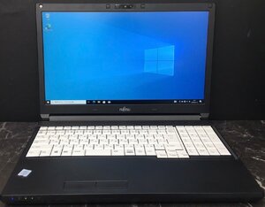 1円～ ■ジャンク 富士通 LIFEBOOK A746/P / Core i7 6600U 2.60GHz / メモリ 8GB / SSD 256GB / 15.6型 / DVD / OS有り / BIOS起動可