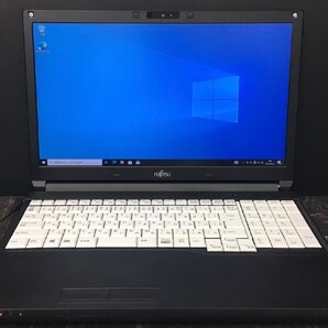 1円～ ■ジャンク 富士通 LIFEBOOK A746/P / Core i7 6600U 2.60GHz / メモリ 8GB / SSD 256GB / 15.6型 / DVD / OS有り / BIOS起動可の画像1