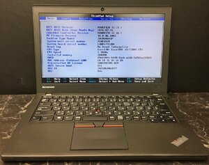 1円～ ■ジャンク LENOVO ThinkPad X250 / 第5世代 / Core i5 5300U 2.30GHz / メモリ 2GB / SSD 128GB / 12.5型 / OS無し / BIOS起動可