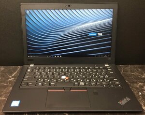 1円～ ■ジャンク LENOVO ThinkPad X280 / 第8世代 / Core i5 8350U 1.70GHz / メモリ 8GB / NVMe SSD 256GB / 12.5型 / OS有 / BIOS起動可