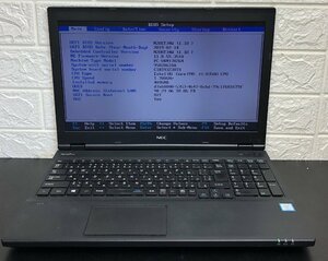 1円～ ■ジャンク NEC VersaPro VKM17/X-4 / 第8世代 / Core i5 8350U 1.70GHz / メモリ 4GB / HDD 500GB / 15.6型 / OS無し / BIOS起動可