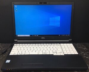 1 иен ~ # Junk Fujitsu LIFEBOOK A746/P / Core i7 6600U 2.60GHz / память 8GB / SSD 256GB / 15.6 type / DVD / OS есть / BIOS пуск возможно 