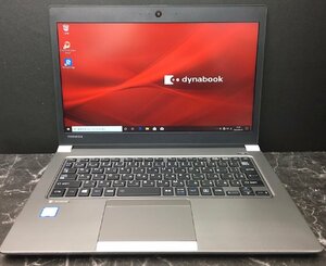 1円～ ■ジャンク dynabook R63/DN / 第8世代 / Core i5 8250U 1.60GHz / メモリ 8GB / SSD 256GB / 13.3型 / OS有り / BIOS起動可