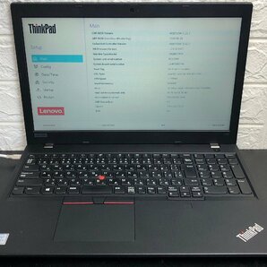 1円～ ■ジャンク LENOVO ThinkPad L590 / 第8世代 / Core i3 8145U 2.10GHz / メモリ 8GB / ストレージ無 / 15.6型 / OS無し / BIOS可の画像1