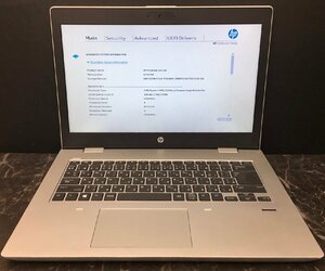 1円～ ■ジャンク HP PROBOOK 645 G4 / Ryzen 3 2300U 2.00GHz / メモリ 8GB / SSD 256GB / 14型 / OS無し / BIOS起動可