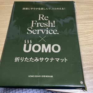 UOMO雑誌付録 折りたたみサウナマット