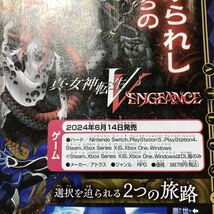 Vジャンプ　2024年6月 真・女神転生Ⅴ Vengeance ps4 ps5 NintendoSwitch ソフト　応募券のみ プレゼント　同梱可　_画像3