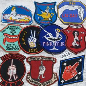 ☆ P625 Lady Hand Wietnam War 10 Patches Sukajan Ma-1!