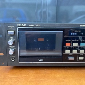 TEAC ティアック C-3X ステレオカセットデッキ テープレコーダー ジャンク レストア用に ￥1,000-スタートの画像9