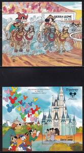 78 Sierra Leo ne[ unused ]< Disney character * small size seat 3 kind >