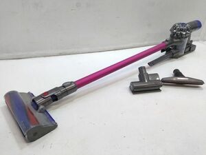 ◇dyson ダイソン SV09 v6 motorhead コードレスクリーナー ブラケット ツール付 0330S16H @140 ◇