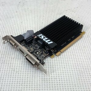 中古グラフィックカード 動作確認済 Vista～Win11 LINUX ★MSI NVIDIA GeForce GT 710 DDR3 1024MB 64bit VGA/DVI/HDMI #2555-Kの画像1