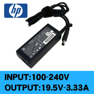 中古品 HP純正 先丸 ACアダプタ ノートパソコン用 ★ HP PPP009L-E(PA-1650-32HJ) 19.5V-3.33A 100-240V 50-60Hz 65W 電源ケーブル付