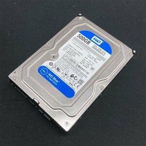 状態正常 3.5インチ 500GB 7200rpm 1個 SATA接続 ★ WesternDigital WD5000AZLX 電源投入回数 3318回 使用時間 10874時間 #6-147