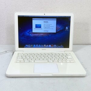 希少 バッテリー無し ★ Apple MacBook 13-inch Mid 2010 Core 2 Duo-P8600(2.4G) メモリ4GB HDD500GB MacOS LION ACアダプタ付 #2615-K