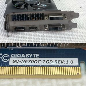 中古グラフィックカード 動作確認済 Vista～Win11 LINUX ★ GIGABYTE NVIDIA GeForce GTX 670 GDDR5 2GB 256bit DVI/HDMI/DP #2630-Kの画像3