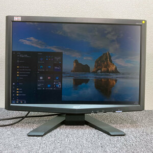  used wide liquid crystal monitor * Acer X203W 20 -inch wide resolution :1680×1050 WSXGA+ VGA/DVI power supply cable attaching 