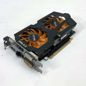 中古グラフィックカード 動作確認済 Vista～Win11 LINUX ★ ZOTAC NVIDIA GeForce GTX 660 Ti GDDR5 2048MB 192bit DVI/HDMI/DP #2696-K