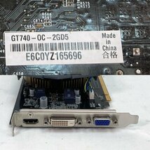 中古グラフィックカード 表示確認済 Vista～Win11 LINUX ★ ASUS NVIDIA GeForce GT 740 GDDR5 2048MB 128bit VGA/DVI/HDMI #2712-K_画像3