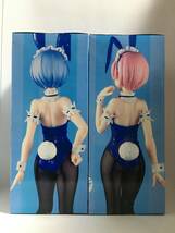 FuRyu Re:ゼロから始める異世界生活　BiCute Bunnies Figure レム・ブルーver. & ラム・ブルーver.2種セット　新品未開封_画像3