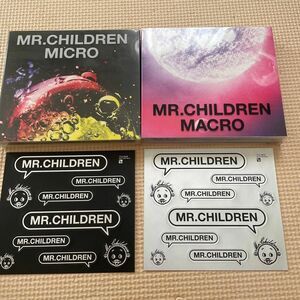 ※初回盤（CD+DVD）2点　ステッカー付※Mr.Children 2001-2005 micro+2005-2010 macro