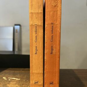 Bergson, Cours. 2 Vols. ベルクソン講義録2冊 フランス語洋書古書の画像1