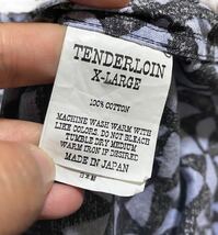 TENDERLOIN STAND SHT TRIANGLE テンダーロイン スタンドカラーシャツ トライアングル柄 XL_画像4