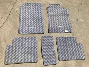  Carina original floor mat for 1 vehicle 5 sheets secondhand goods AT210 AT212 AT211 CARINA TOYOTA