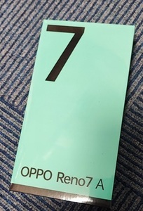 未開封★ OPPO Reno7 A 本体 ドリームブルー SIMフリー版 CPH2353 128GB オッポ　防水　8GB　アンドロイド　新品