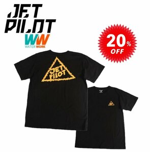 ジェットパイロット JETPILOT Tシャツ セール 20%オフ 送料無料 サンダー メンズ Tシャツ S22609 ブラック L