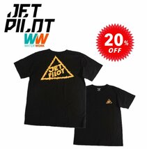 ジェットパイロット JETPILOT Tシャツ セール 20%オフ 送料無料 サンダー メンズ Tシャツ S22609 ブラック XL_画像1