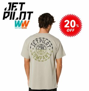 ジェットパイロット JETPILOT Tシャツ セール 20%オフ 送料無料 ハードコア メンズ Tシャツ S22608 ウォームグレー XL