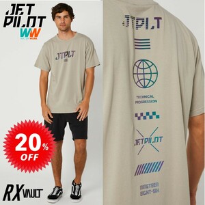 ジェットパイロット JETPILOT Tシャツ セール 20％オフ 送料無料 RX ボルト メンズ Tシャツ S22605 ウォームグレー 2XL