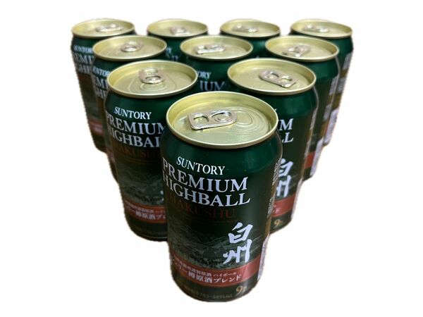 【10本】SUNTORY プレミアムハイボール白州 シェリー樽原酒ブレンド/ザ・マスターズドリーム缶 350ml缶 