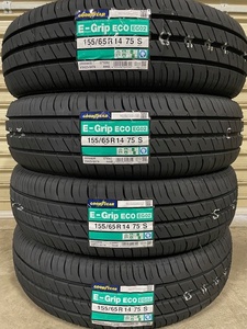 ◎2024年製 法人個人同一送料 日本製 ECO EG02 155/65R14 75S 4本セット 送料込みで17,800円～