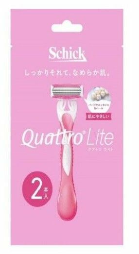 【送料込】Schick クアトロライト 2本入 