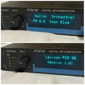 lexicon PCM90 アルゴリズムカード DUAL RVB V1.0 DIGITAL reverberator デジタルリバーブレーター 音出し リバーブ操作可の画像5