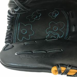 G-9791 ミズノ MIZUNO ミズノプロ mizunopro 軟式 HAGA JAPAN 投手用 オーダー グローブ グラブ 野球 中古品 刺繍入りの画像5