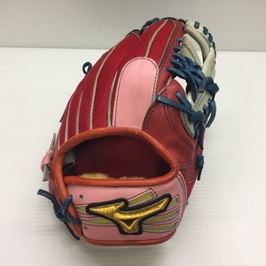 中古品 ミズノ MIZUNO ミズノプロ 軟式 内野手用オーダーグローブ 刺繍入り 1012